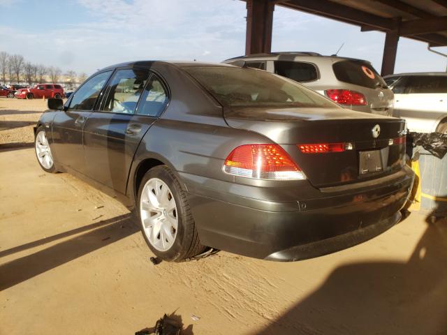 WBAGN63554DS53711 - 2004 BMW 745 LI GRAY photo 3