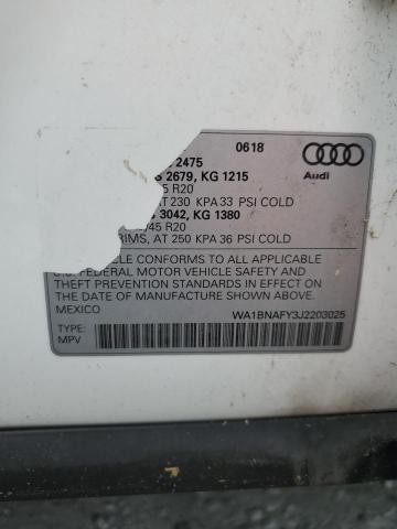 WA1BNAFY3J2203025 - 2018 AUDI Q5 PREMIUM PLUS თეთრი ფოტო 13