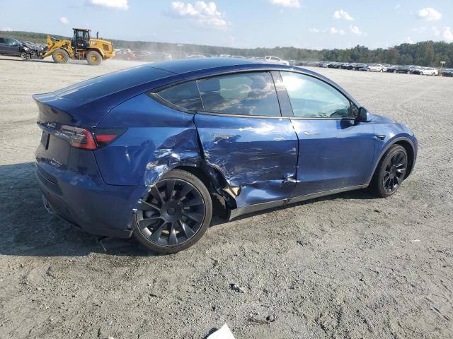 5YJYGDEE3MF074093 - 2021 TESLA MODEL Y 蓝色 照片 3