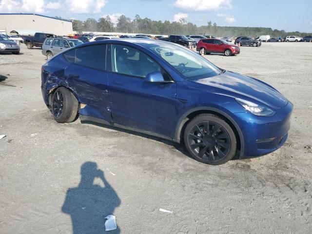 5YJYGDEE3MF074093 - 2021 TESLA MODEL Y 蓝色 照片 4