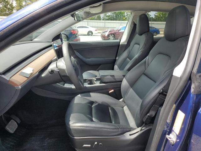 5YJYGDEE3MF074093 - 2021 TESLA MODEL Y 蓝色 照片 7