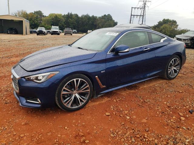 JN1EV7EK4JM340209 - 2018 INFINITI Q60 LUXE 300 BLUE photo 1