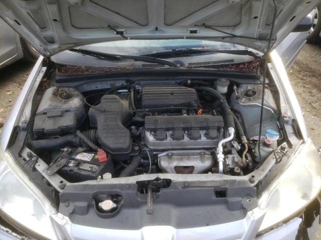 1HGES16395L006717 - 2005 HONDA CIVIC DX VP SILVER photo 11