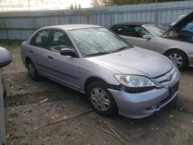 1HGES16395L006717 - 2005 HONDA CIVIC DX VP SILVER photo 4