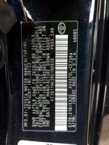 4T1G11AK2RU190936 - 2024 TOYOTA CAMRY SE NIGHT SHADE BLACK photo 13