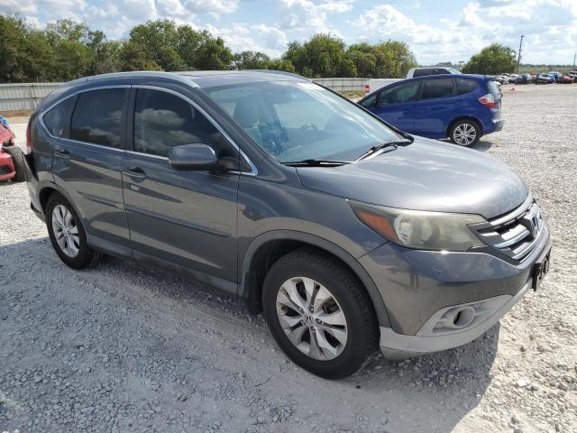 2HKRM4H79DH650605 - 2013 HONDA CR-V EXL GRAY photo 4