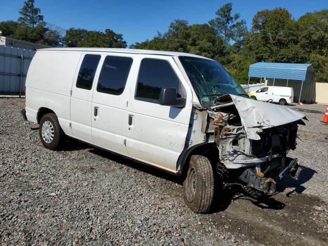 1FTNE1EW2BDB19044 - 2011 FORD ECONOLINE E150 VAN WHITE photo 4