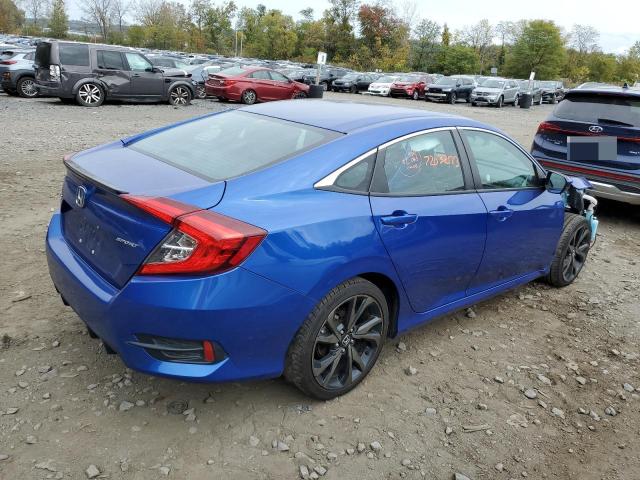 2HGFC2F86MH557931 - 2021 HONDA CIVIC SPORT ლურჯი ფოტო 3