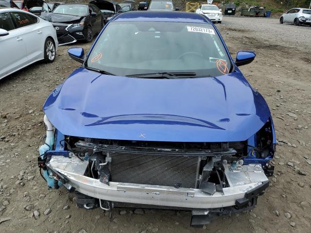 2HGFC2F86MH557931 - 2021 HONDA CIVIC SPORT ლურჯი ფოტო 5