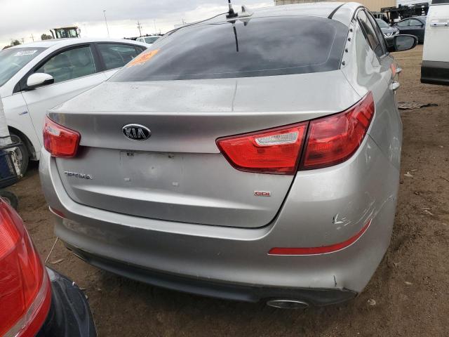 5XXGM4A77EG329127 - 2014 KIA OPTIMA LX GRAY photo 6