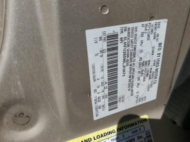 5LMFU28598LJ03673 - 2008 LINCOLN NAVIGATOR თაფლისფერი ფოტო 14