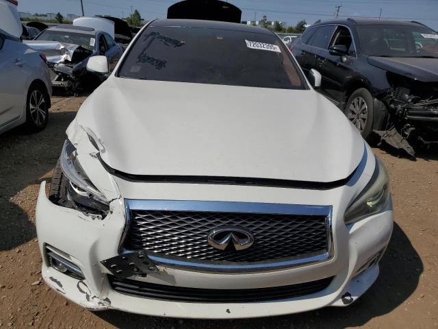 JN1BV7AR1EM698041 - 2014 INFINITI Q50 BASE WHITE photo 5