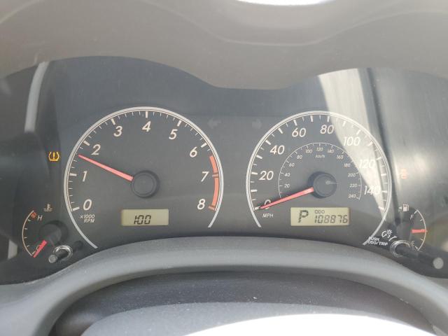 1NXBU40E89Z072520 - 2009 TOYOTA COROLLA BASE 银色 照片 9