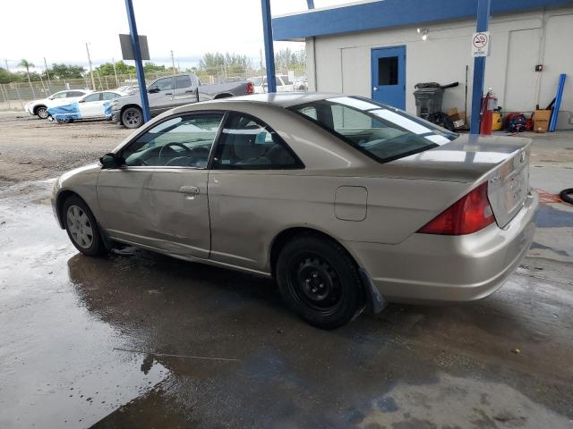 1HGEM22992L075025 - 2002 HONDA CIVIC EX TAN photo 2