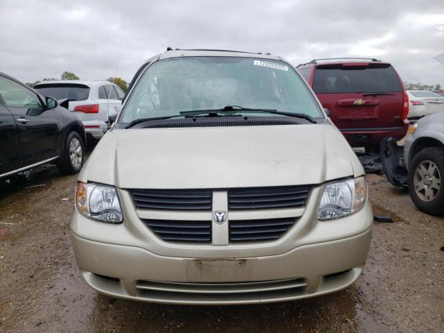 1D4GP45R25B234034 - 2005 DODGE CARAVAN SXT BEIGE photo 5