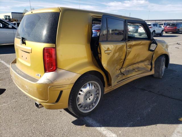 JTLKE50E081057246 - 2008 TOYOTA SCION XB ოქროსფერი ფოტო 3