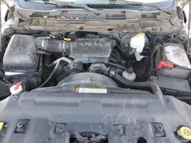 1C6RD7GP3CS136565 - 2012 DODGE RAM 1500 SLT ვერცხლისფერი ფოტო 11