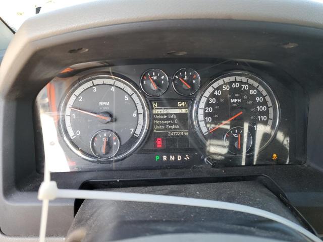 1C6RD7GP3CS136565 - 2012 DODGE RAM 1500 SLT ვერცხლისფერი ფოტო 9