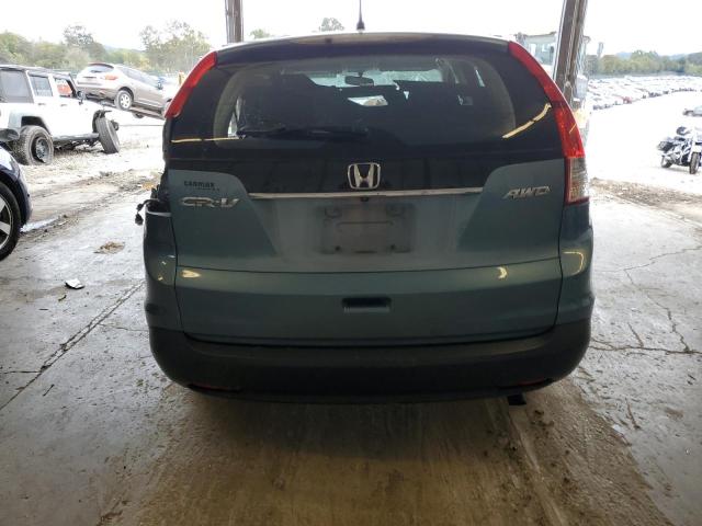 2HKRM4H35EH658683 - 2014 HONDA CR-V LX TURQUOISE photo 6