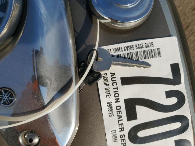 JYAVM01E41A028637 - 2001 YAMAHA XVS65 BASE ვერცხლისფერი ფოტო 8