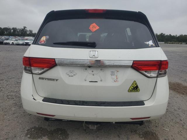 5FNRL5H64FB010433 - 2015 HONDA ODYSSEY EXL WHITE photo 6