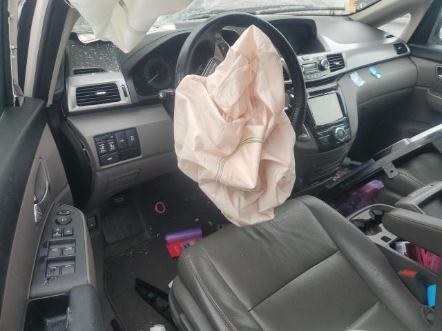 5FNRL5H64FB010433 - 2015 HONDA ODYSSEY EXL WHITE photo 8