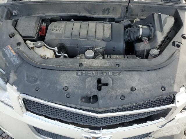 1GNKRJED6BJ153227 - 2011 CHEVROLET TRAVERSE LT 白色 照片 12