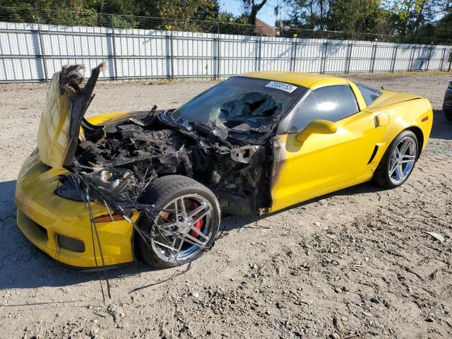 1G1YY25E575133483 - 2007 CHEVROLET CORVETTE Z06 YELLOW photo 1