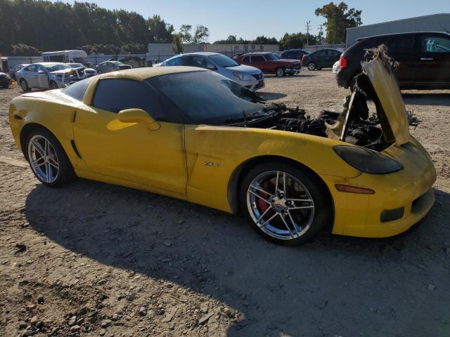 1G1YY25E575133483 - 2007 CHEVROLET CORVETTE Z06 YELLOW photo 4