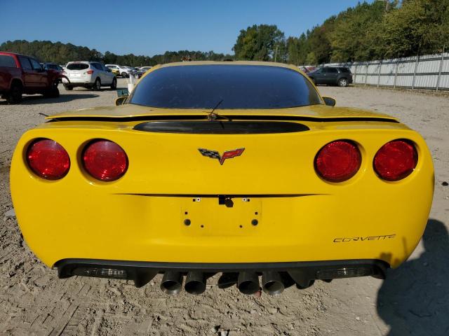 1G1YY25E575133483 - 2007 CHEVROLET CORVETTE Z06 YELLOW photo 6