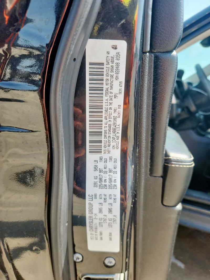 1C4PJLAB8EW201002 - 2014 JEEP CHEROKEE SPORT BLACK photo 14