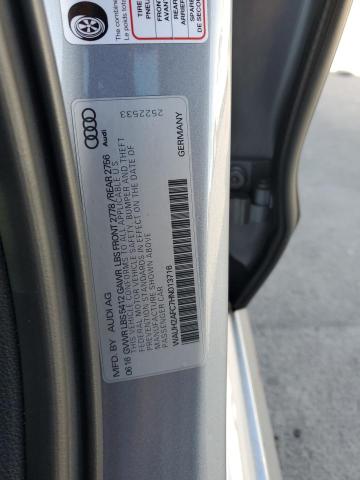 WAUH2AFC7HN013716 - 2017 AUDI A6 PRESTIGE Srebrny zdjęcie 12