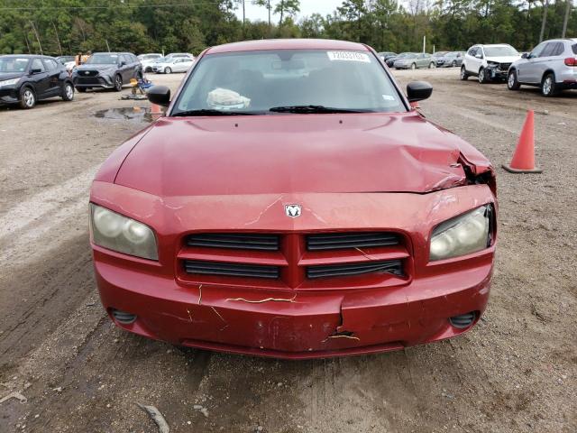 2B3KA43R07H749718 - 2007 DODGE CHARGER SE BURGUNDY photo 5