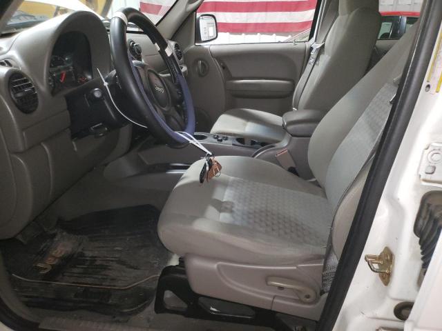 1J4GK48K85W523349 - 2005 JEEP LIBERTY SPORT WHITE photo 7