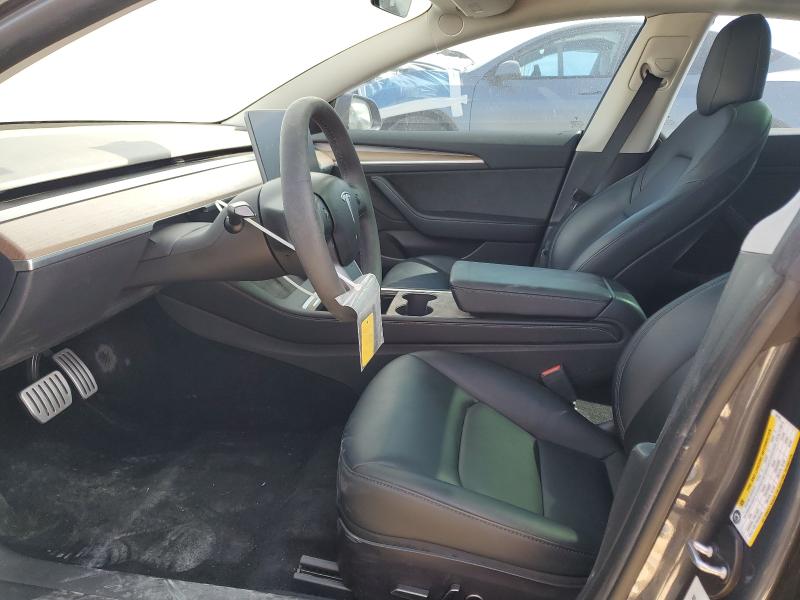 5YJ3E1EC0NF347425 - 2022 TESLA MODEL 3 CHARCOAL photo 7