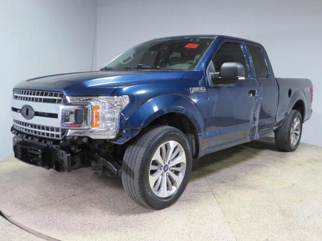 1FTEX1CP6JKF81199 - 2018 FORD F150 SUPER CAB BLUE photo 2