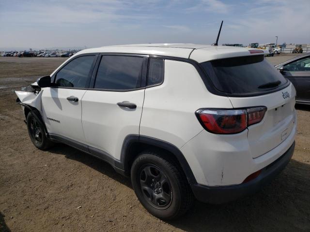 3C4NJCAB9JT502661 - 2018 JEEP COMPASS SPORT WHITE photo 2