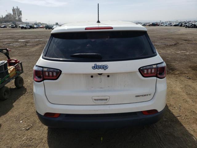 3C4NJCAB9JT502661 - 2018 JEEP COMPASS SPORT WHITE photo 6