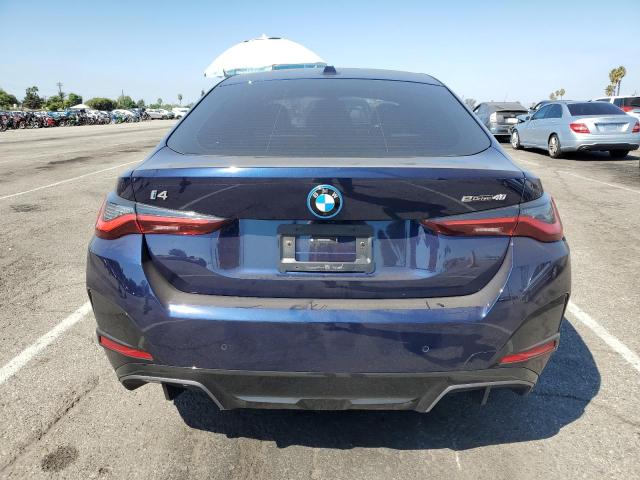 WBY23HD04SFU02272 - 2025 BMW I4 EDRIVE 40 BLUE photo 6