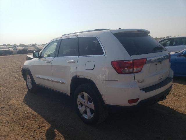 1J4RR4GG0BC722698 - 2011 JEEP GRAND CHER LAREDO WHITE photo 2