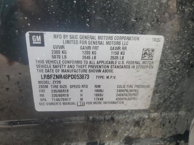 LRBFZNR48PD053873 - 2023 BUICK ENVISION ESSENCE შავი ფოტო 13