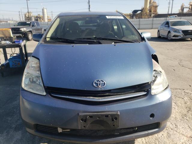 JTDKB20U853035425 - 2005 TOYOTA PRIUS BLUE photo 5