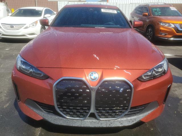 WBY43AW02PFP81342 - 2023 BMW I4 EDRIVE 35 ORANGE photo 5