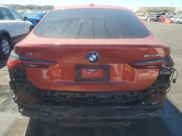 WBY43AW02PFP81342 - 2023 BMW I4 EDRIVE 35 ORANGE photo 6