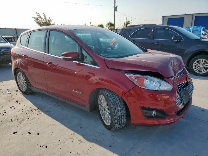 1FADP5BU4FL115790 - 2015 FORD C-MAX SEL MAROON photo 4
