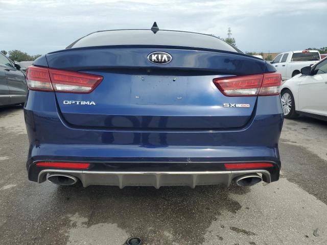 5XXGW4L2XJG228864 - 2018 KIA OPTIMA SX BLUE photo 6