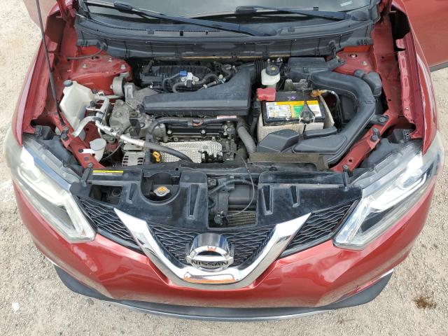 5N1AT2MT8GC858865 - 2016 NISSAN ROGUE S RED photo 12