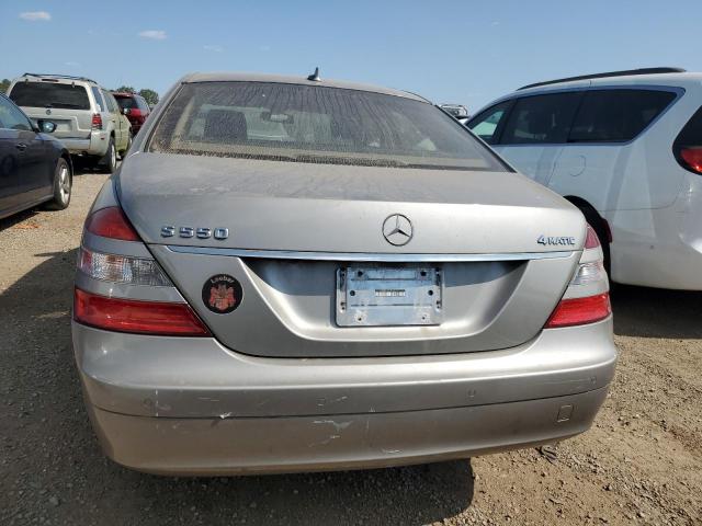 WDDNG86X69A244382 - 2009 MERCEDES-BENZ S 550 4MATIC CREAM photo 6
