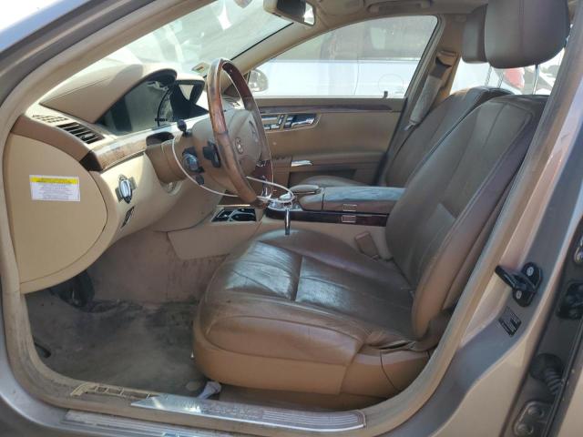 WDDNG86X69A244382 - 2009 MERCEDES-BENZ S 550 4MATIC CREAM photo 7