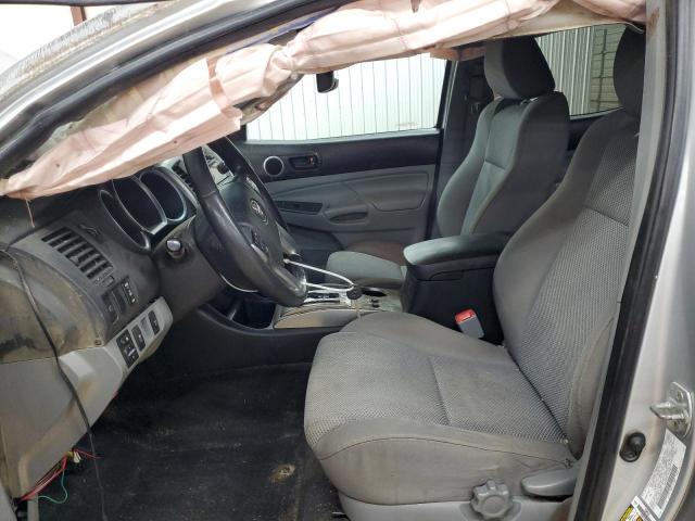5TFLU4ENXCX028347 - 2012 TOYOTA TACOMA DOUBLE CAB ვერცხლისფერი ფოტო 7
